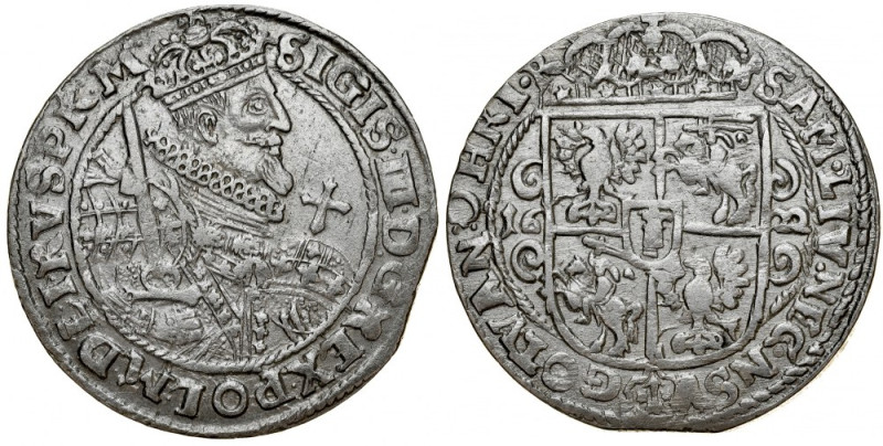 Zygmunt III 1587-1632, Ort 1622, Bydgoszcz. Kop. 1279, Gum. 1177,&nbsp; &nbsp;Sh...