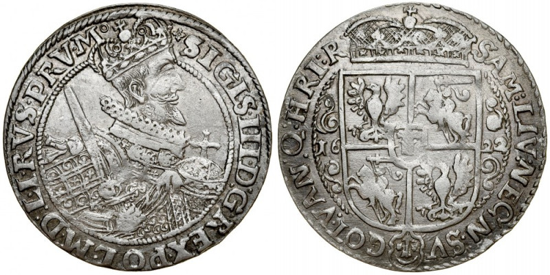 Zygmunt III 1587-1632, Ort 1622, Bydgoszcz. Kop. 1279, Gum. 1177,&nbsp;Szatalin ...