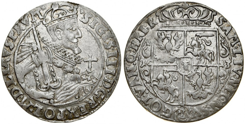 Zygmunt III 1587-1632, Ort 1623, Bydgoszcz. Kop. 1279, Gum. 1177, Shatalin B23-V...