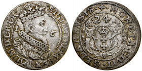 Zygmunt III 1587-1632, Ort 1624, Gdańsk.