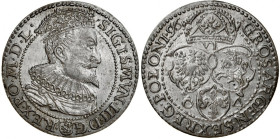 Zygmunt III 1587-1632, Szóstak 1596, Malbork.
