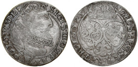 Zygmunt III 1587-1632, Szóstak 1625, Bydgoszcz. Bez VI pod koroną. RRR.
