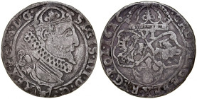 Zygmunt III 1587-1632, Szóstak 1626, Kraków, błąd REX POL MDG.