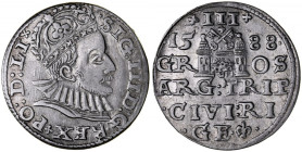 Zygmunt III 1587-1632, Trojak 1588, Ryga.