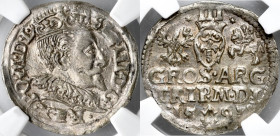 Zygmunt III 1587-1632, Trojak 1593, Wilno.