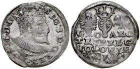 Zygmunt III 1587-1632, Trojak 1595, Lublin.