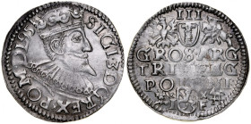 Zygmunt III 1587-1632, Trojak 1595, Wschowa.