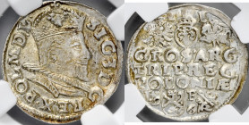 Zygmunt III 1587-1632, Trojak 1596, Lublin.