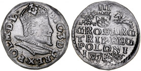 Zygmunt III 1587-1632, Trojak 1596, Lublin.