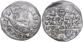 Zygmunt III 1587-1632, Trojak 1596, Poznań.