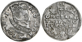 Zygmunt III 1587-1632, Trojak 1596, Poznań.