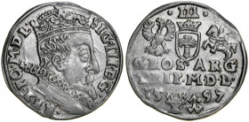 Zygmunt III 1587-1632, Trojak 1597, Wilno.