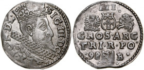 Zygmunt III 1587-1632, Trojak 1598, Bydgoszcz.