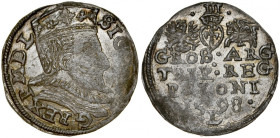 Zygmunt III 1587-1632, Trojak 1598, Lublin.