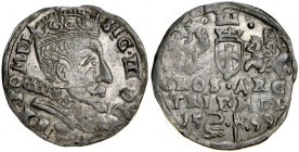 Zygmunt III 1587-1632, Trojak 1599, Wilno, R.