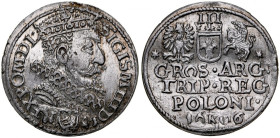 Zygmunt III 1587-1632, Trojak 1606 K, Kraków.