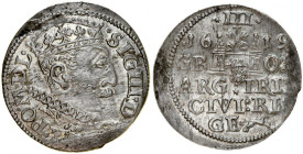 Zygmunt III 1587-1632, Trojak 1619, Ryga.