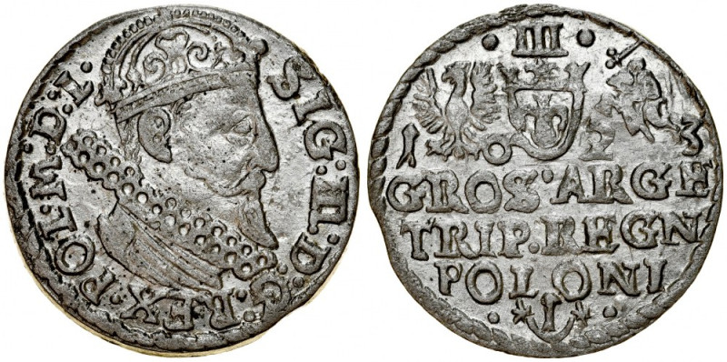 Zygmunt III 1587-1632, Trojak 1623, Kraków. Kop. 1228, Iger K.23.1.a, Gum. 1138,...