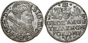Zygmunt III 1587-1632, Trojak 1623, Kraków.