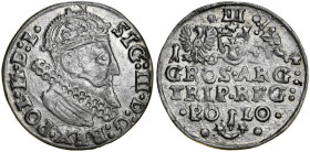 Zygmunt III 1587-1632, Trojak 1624, Kraków.