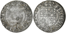 Zygmunt III 1587-1632, Półtorak 1627, Bydgoszcz. R.