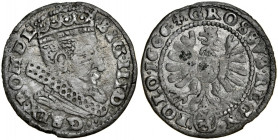 Zygmunt III 1587-1632, Grosz 1606, Kraków.