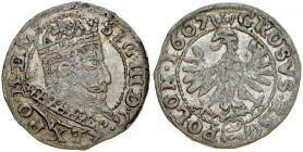 Zygmunt III 1587-1632, Grosz 1607, Kraków.