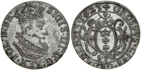 Zygmunt III 1587-1632, Grosz 1623 S-B, Gdańsk.