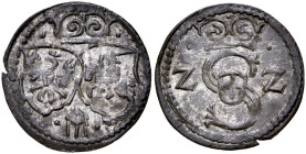 Zygmunt III 1587-1632, Denar 1622, Łobżenica.