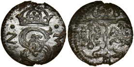Zygmunt III 1587-1632, Denar 1623, Łobżenica.