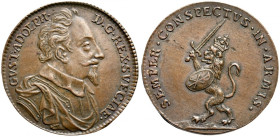 Szwecja, Medal bez daty ku czci Gustava Adolfa.