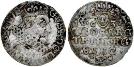 Gustaw II Adolf 1626-1632, Trojak 1632, Elbląg.