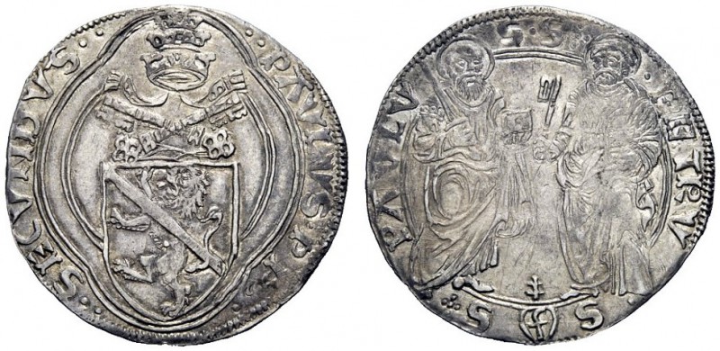 MONETE E MEDAGLIE DI ZECCHE ITALIANE 
 Ancona 
 Paolo II (Pietro Barbo), 1464-...