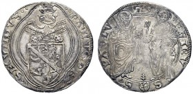 MONETE E MEDAGLIE DI ZECCHE ITALIANE 
 Ancona 
 Paolo II (Pietro Barbo), 1464-1471. Grosso, AR 3,78 g. PAVLVS PP – SECVNDVS Stemma sormontato da tri...