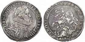 MONETE E MEDAGLIE DI ZECCHE ITALIANE 
 Casale 
 Ferdinando Gonzaga, 1612-1626. Ducatone 1617, AR 31,10. FERDIN D G DVX MANT VI ET MONFER IIII Busto ...