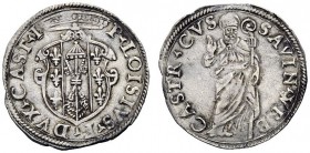 MONETE E MEDAGLIE DI ZECCHE ITALIANE 
 Castro 
 Pier Luigi Farnese, 1545-1547. Grosso, AR 1,76 g. P LOISIVS DVX CAST I Stemma coronato. Rv. SAVIN VR...
