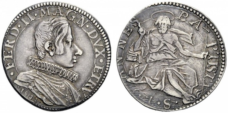 MONETE E MEDAGLIE DI ZECCHE ITALIANE 
 Firenze 
 Ferdinando II de’Medici, 1621...