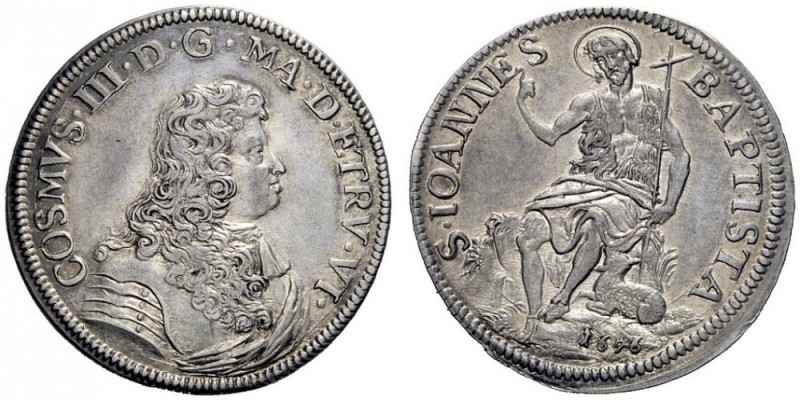 MONETE E MEDAGLIE DI ZECCHE ITALIANE 
 Firenze 
 Cosimo III de’Medici, 1670-17...