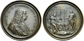 MONETE E MEDAGLIE DI ZECCHE ITALIANE 
 Firenze 
 Cosimo III de’ Medici, 1670-1723. Medaglia Medaglia (opus: Massimiliano Soldani), Æ 226,83 g. Busto...