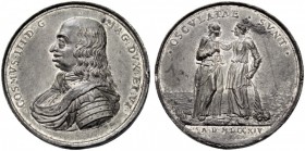 MONETE E MEDAGLIE DI ZECCHE ITALIANE 
 Firenze 
 Cosimo III de’ Medici, 1670-1723. Medaglia Medaglia 1714 (opus: Massimiliano Soldani), MB 102,80 g....