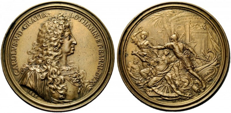 MONETE E MEDAGLIE DI ZECCHE ITALIANE 
 Firenze 
 Carlo V di Lorena, 1643-1690....
