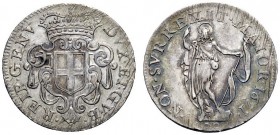 MONETE E MEDAGLIE DI ZECCHE ITALIANE 
 Genova 
 Dogi biennali, 1528-1797. III fase: 1637-1797. Lira 1671, AR 5,23 g. DVX ET GVB – REIP GENV Stemma c...