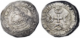 MONETE E MEDAGLIE DI ZECCHE ITALIANE 
 Messina 
 Filippo III di Spagna, 1598-1621. Da 5 tarì 1611, AR 15,79 g. PHILIPPVS III DEI GRATIA Busto corazz...