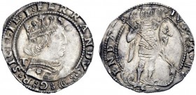 MONETE E MEDAGLIE DI ZECCHE ITALIANE 
 Napoli 
 Ferdinando I d’Aragona, 1458-1494. Coronato, AR 3,94 g. FERRANDVS°D G SICILIE I Busto coronato e cor...