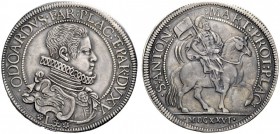 MONETE E MEDAGLIE DI ZECCHE ITALIANE 
 Piacenza 
 Odoardo Farnese, 1622-1646 . Scudo 1626, AR 31,75 g. ODOARDVS FAR PLAC ¸ PAR DVX V Busto corazzato...