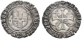 MONETE E MEDAGLIE DI ZECCHE ITALIANE 
 Savoia 
 Filiberto I il Cacciatore, 1472-1482. Parpagliola, Bourg, Mist. 2,02 g. PHILBERTVS DVX SABAVDIE Scud...