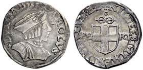 MONETE E MEDAGLIE DI ZECCHE ITALIANE 
 Savoia 
 Carlo II il Buono, 1504-1553. Testone II tipo, Bourg 1523-1527, AR 9,39 g. CAROLVS – DVX SAB II Bust...