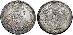 MONETE ESTERE 
 Austria 
 Giuseppe I, 1705-1711. Tallero 1705, AR 28,82 g. KM 1438.
 Spl