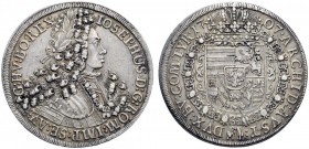 MONETE ESTERE 
 Austria 
 Giuseppe I, 1705-1711. Tallero 1707 Hall, AR 28,11 g. Davenport 1018.
 Migliore di BB