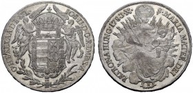 MONETE ESTERE 
 Austria 
 Giuseppe II, 1740-1780. Tallero 1783 Kremnitz, AR 27,90 g. Davenport 1168B.
 q.Spl